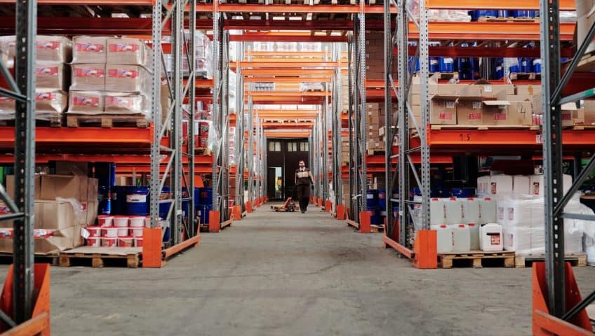 Superblock Racking in Warehouse